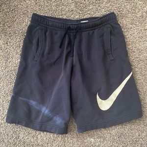 Medium Nike Sweat Shorts Navy